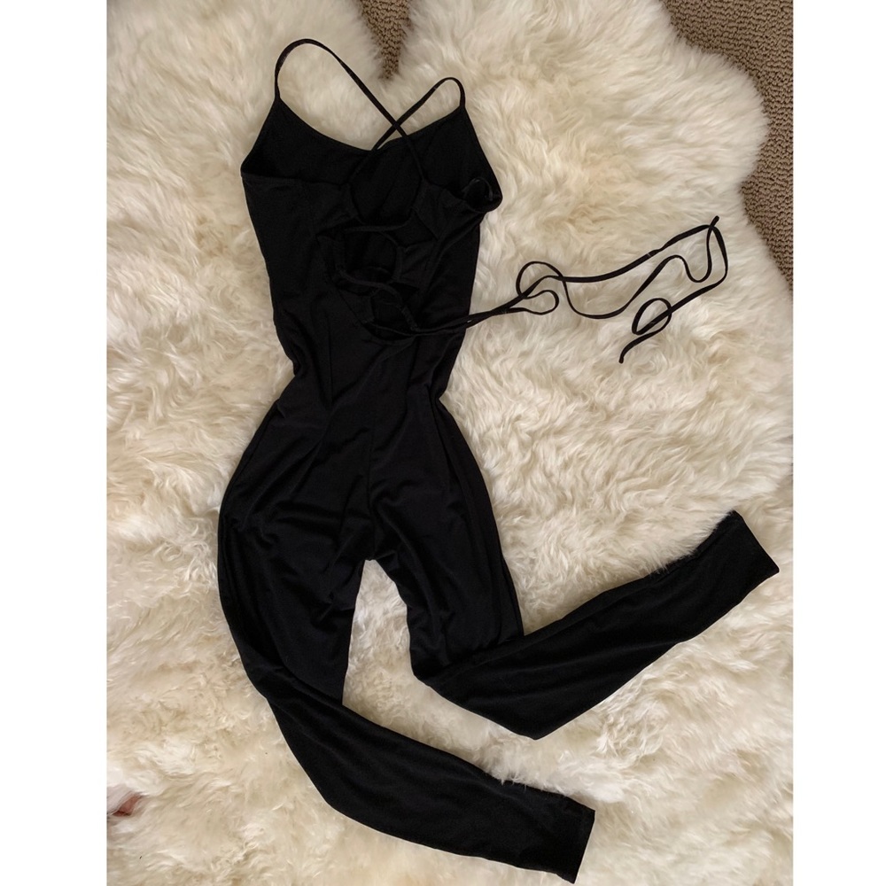 Backless catsuit
